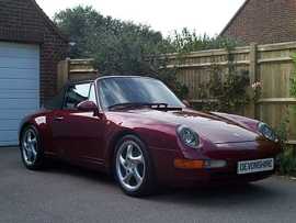 Click on this photo of the Porsche 911 (993) Carrera 2 3.6 Convertible 6-Speed to enlarge... for sale at Devonshire Motor Co Eastbourne - if this photo is missing try refreshing the page if the photo still doesn't appear this vehicle might be already sold - click the home button if you found this page via a search engine