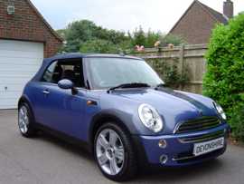 Click on this photo of the Mini Cooper 1.6 Convertible to enlarge... for sale at Devonshire Motor Co Eastbourne - if this photo is missing try refreshing the page if the photo still doesn't appear this vehicle might be already sold - click the home button if you found this page via a search engine